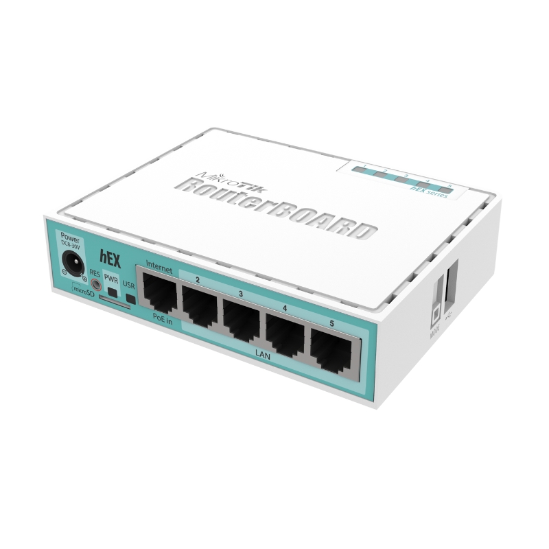 MikroTik RB750Gr3 hEX, Router cân bằng tải chịu tải 80 users